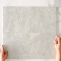 Ivory Tilly Tundra Stone Tile Matte Tech Grip 300 x 600 x 10mm Porcelain  | The Blue Space