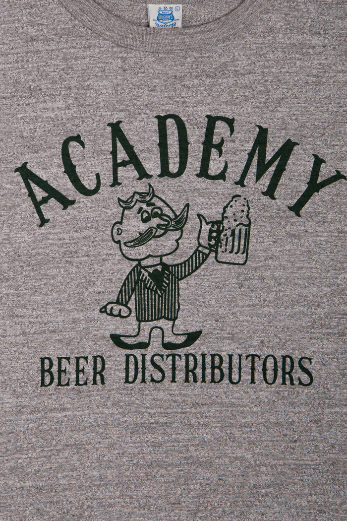JG-CS06 ACADEMY BEERDISTRIBUTORS Tee - HEATHER GRAY