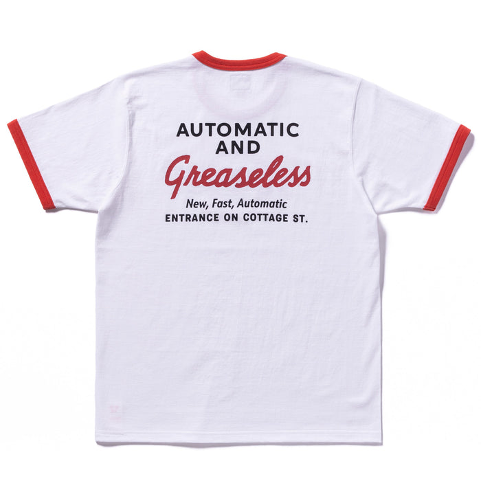 JOE MCCOY TEE / PAWTUCKET CAR WASH - WHITE/SCARLET