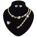 Kids Elephant 18k Gold plated Jewelry Set