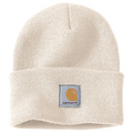 KNIT CUFFED BEANIE - WINTER WHITE