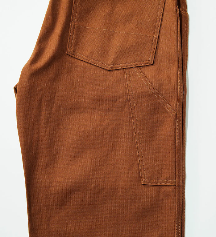 KSB02-168 PAINTER PANTS RIGID UNWASHED - BROWN