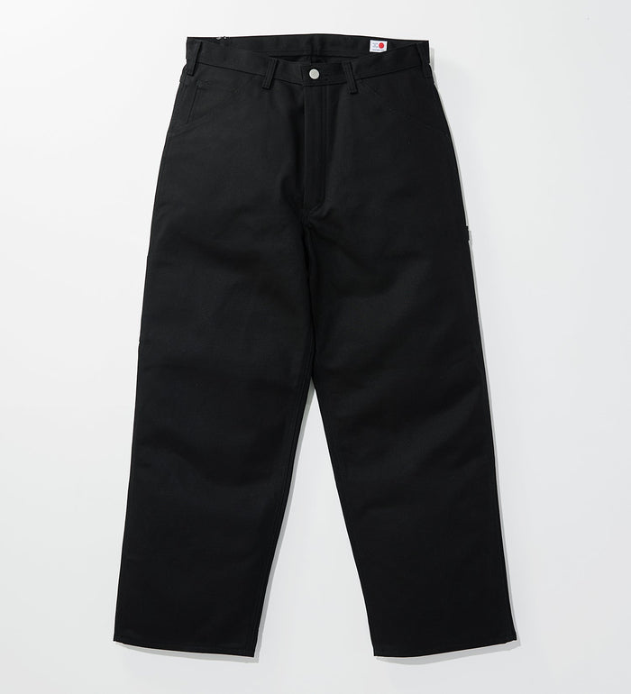 KSB02-175 PAINTER PANTS RIGID - BLACK UNWASHED