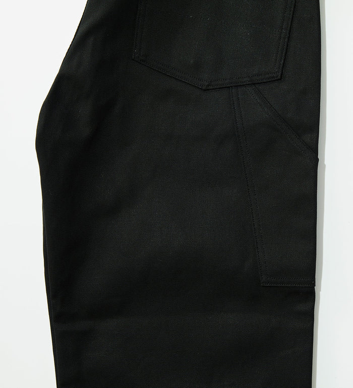 KSB02-175 PAINTER PANTS RIGID - BLACK UNWASHED