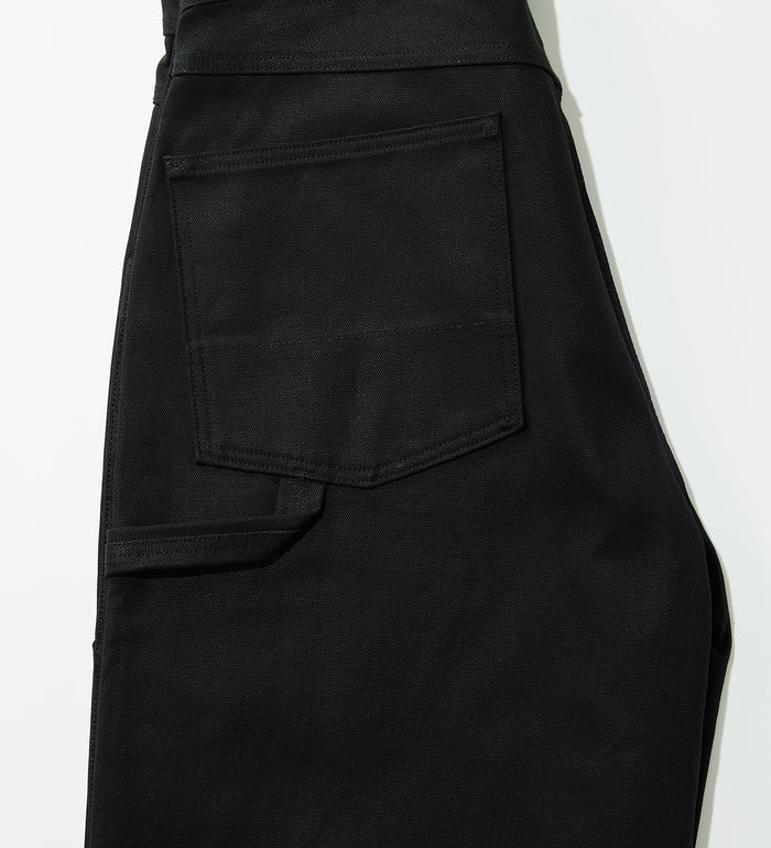 KSB02-175 PAINTER PANTS RIGID - BLACK UNWASHED