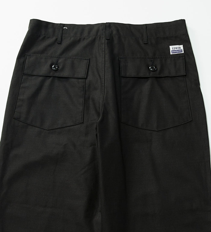 KSB03-75 FATIGUE PANTS - BLACK