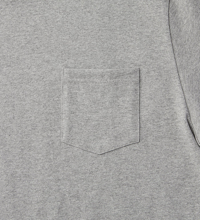 KST061-02 POCKET TEE S/S - HEATHER GRAY