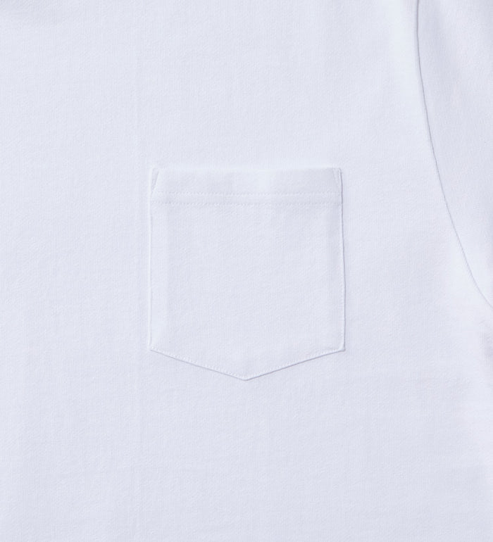 KST061-18 POCKET TEE S/S - WHITE