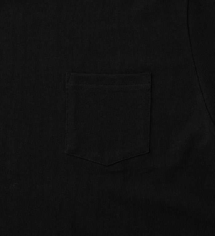 KST061-75 POCKET TEE S/S - BLACK