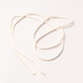 L-020A LEATHER LACE - WHITE