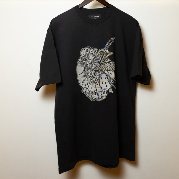 L. MOSQUITO LOGO T-SHIRT - BLACK/MULTI