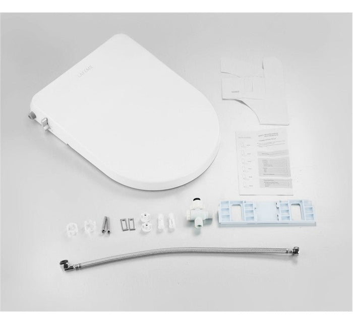 Lafeme Una Non Electric Bidet Toilet Seat Cold Wash Only with parts | The Blue Space