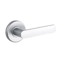 Lane Westminister Dummy Lever Set On Round Rosette Brushed Satin Chrome - The Blue Space