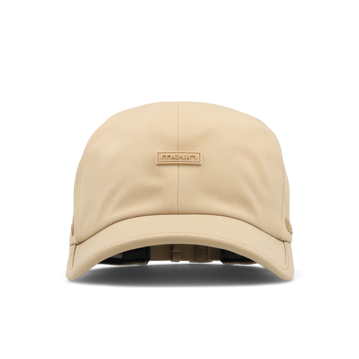 The frontal view of the melin Legend Hydro VO2 hat in Incense