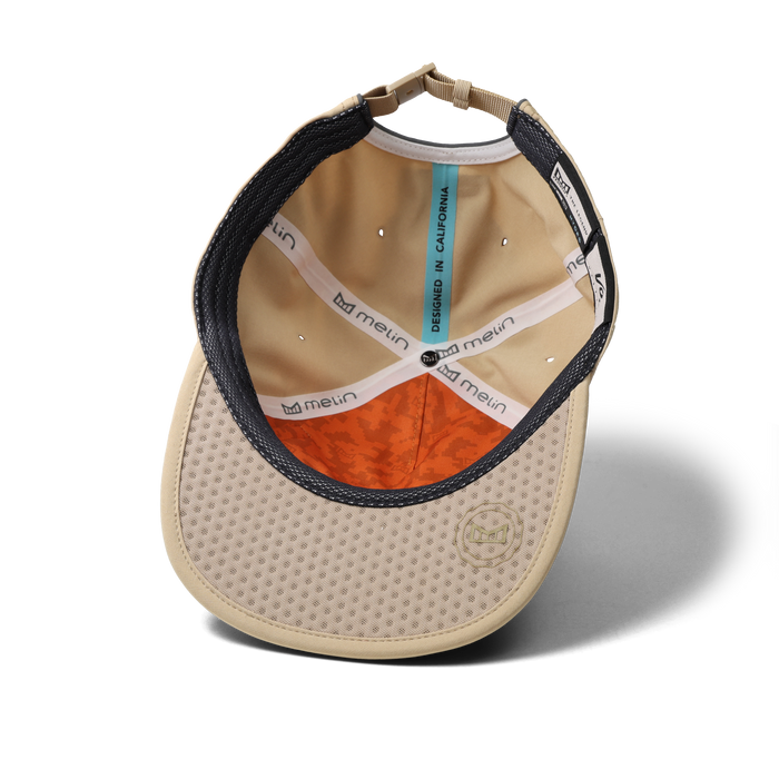 The inside view of the melin Legend Hydro VO2 hat in Incense