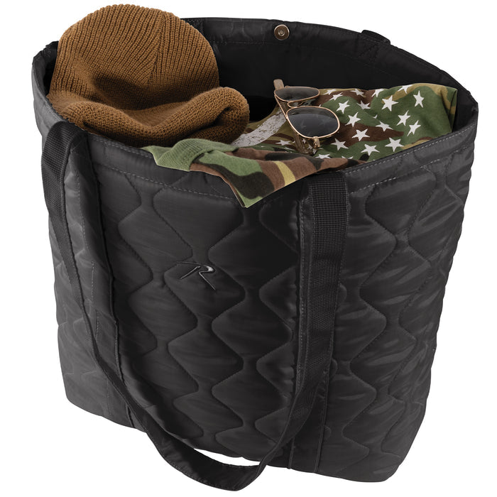 Lightweight Woobie Tote Bag - BLACK