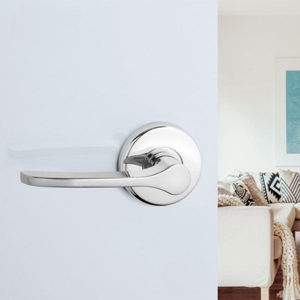 Lockwood Saltbush L34 Velocity Passage Lever Set Large Round Rose Chrome Plate online at The Blue Space