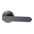 Lockwood Vivid V3 Passage Lever Set Round Rose Gunmetal | The Blue Space