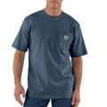 LOOSE FIT HEAVYWEIGHT POCKET TEE S/S - BLUE STONE