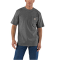 LOOSE FIT HEAVYWEIGHT POCKET TEE S/S - CARBON HEATHER