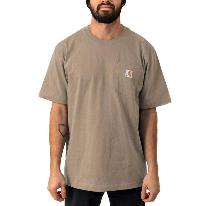 LOOSE FIT HEAVYWEIGHT POCKET TEE S/S - DESERT