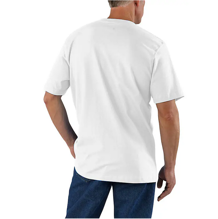 LOOSE FIT HEAVYWEIGHT POCKET TEE S/S - WHITE
