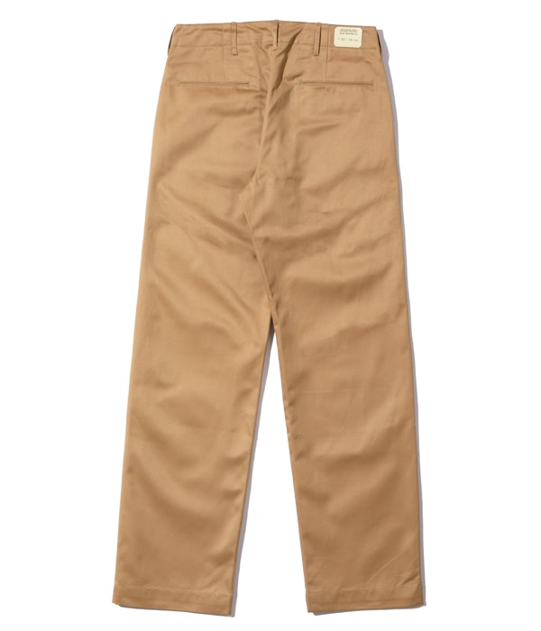 M43035 EARLY MILITARY CHINOS 1945 MODEL - CAMEL