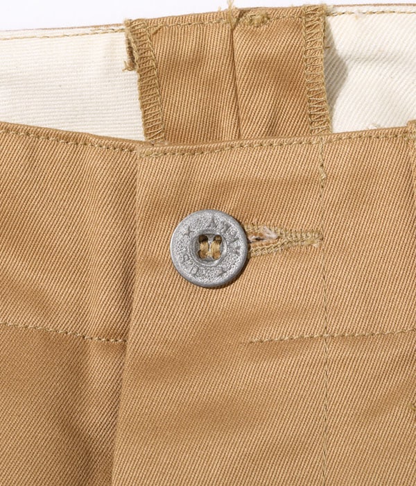 M43035 EARLY MILITARY CHINOS 1945 MODEL - CAMEL