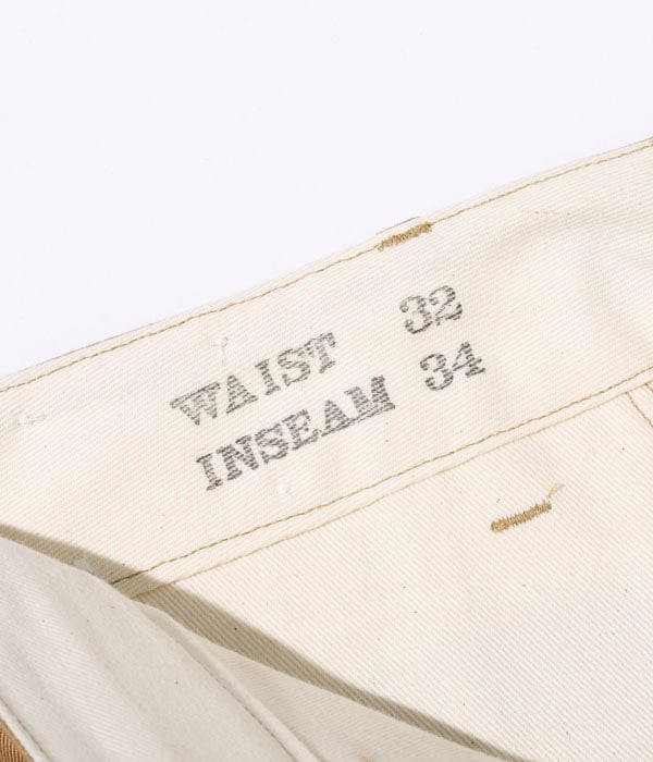 M43035 EARLY MILITARY CHINOS 1945 MODEL - CAMEL