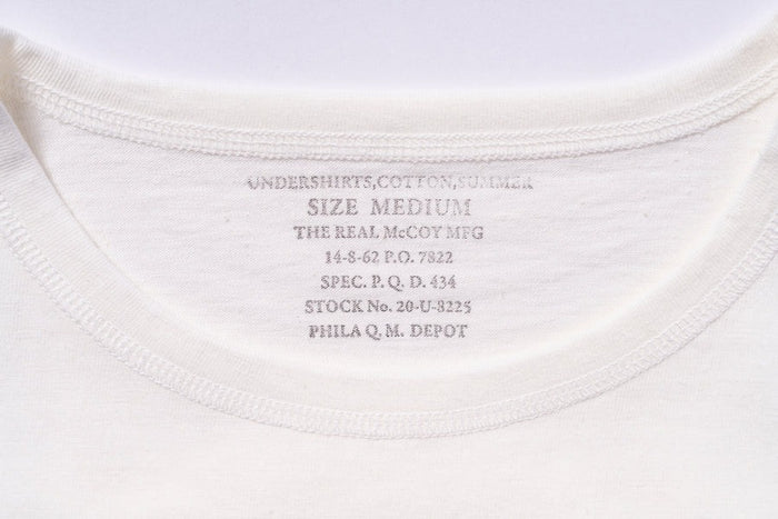 MC24014 UNDERSHIRTS  COTTON  SUMMER - WHITE