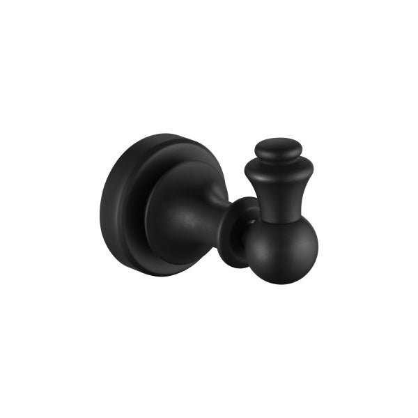 Medoc Single Robe Hook Matte Black | The Blue Space
