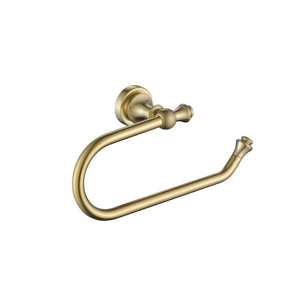 Modern National Medoc Towel Holder Brushed Bronze | The Blue Space