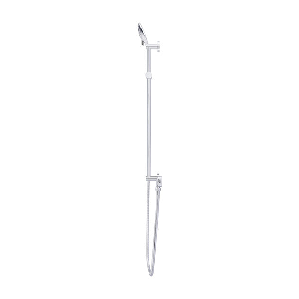 Meir Round 3 Function Rail Shower Chrome, side view - The Blue Space