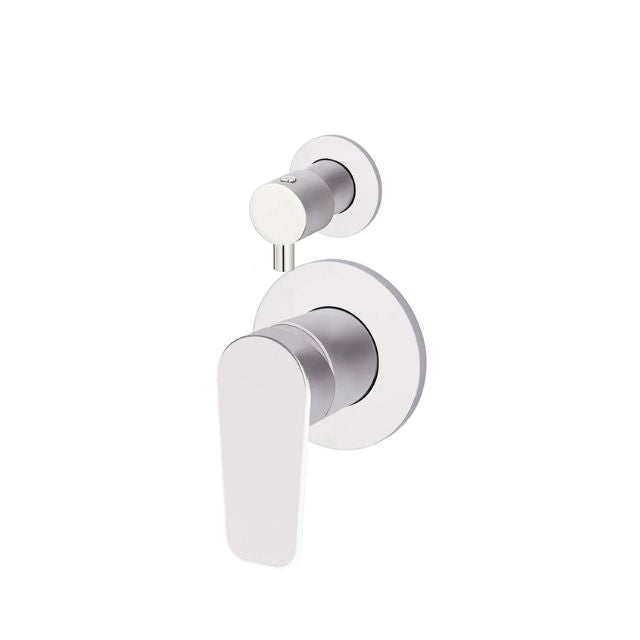 Angle Meir Round Diverter Mixer Paddle Handle Chrome Trim Kit MW07TSPD-FIN-C - The Blue Space