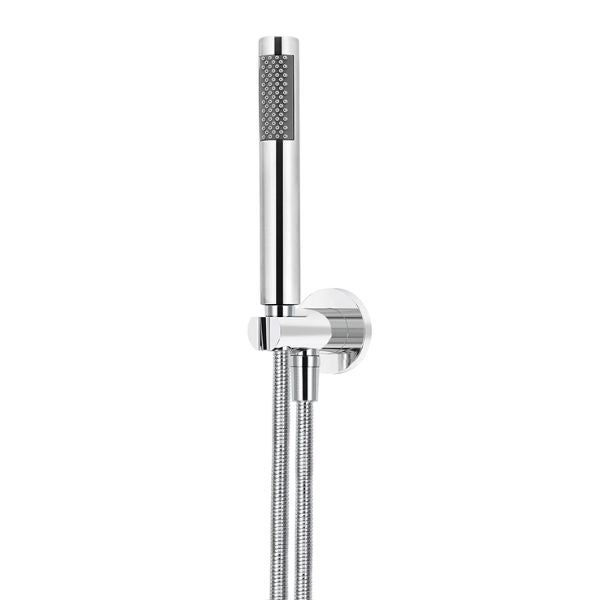 Meir Round Hand Shower on Bracket Chrome - The Blue Space