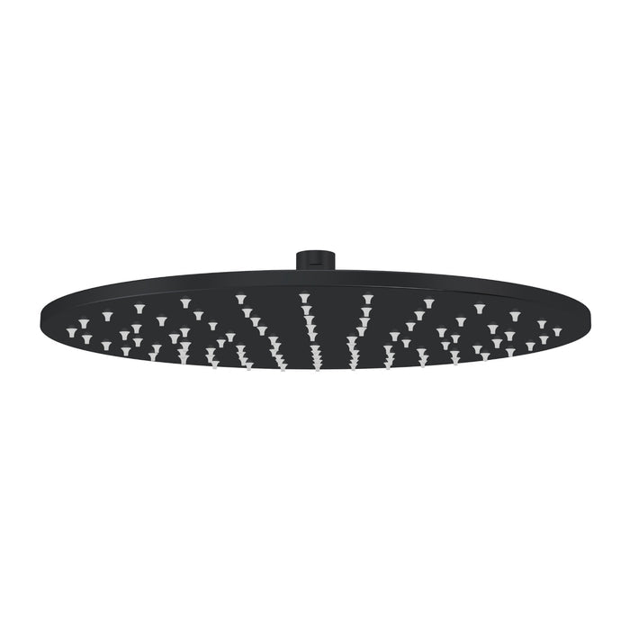 Meir Round Shower Rose 300mm Matte Black
