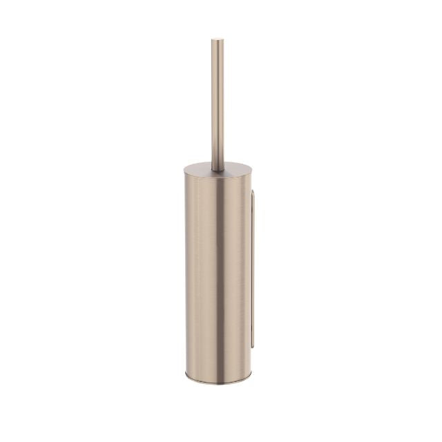 Buy Meir Round Toilet Brush and Holder Champagne MTO02N-R-CH - The Blue Space