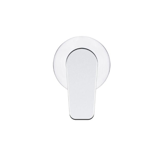 Front Meir Round Wall Mixer Paddle Handle Chrome Trim Kit MW03PD-FIN-C - The Blue Space