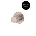 Meir Round Wall Mixer Pinless Handle Champagne Trim Kit MW03PN-FIN-CH - The Blue Space