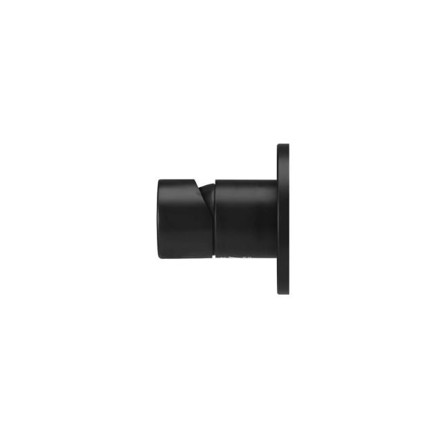 Side Meir Round Wall Mixer Pinless Handle Matte Black Trim Kit MW03PN-FIN - The Blue Space