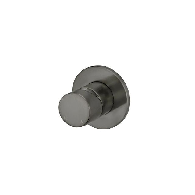 Angle Meir Round Wall Mixer Pinless Handle Shadow Trim Kit MW03PN-FIN-PVDGM - The Blue Space