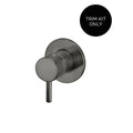 Meir Round Wall Mixer Short Pin Lever Shadow Trim Kit MW03S-FIN-PVDGM - The Blue Space