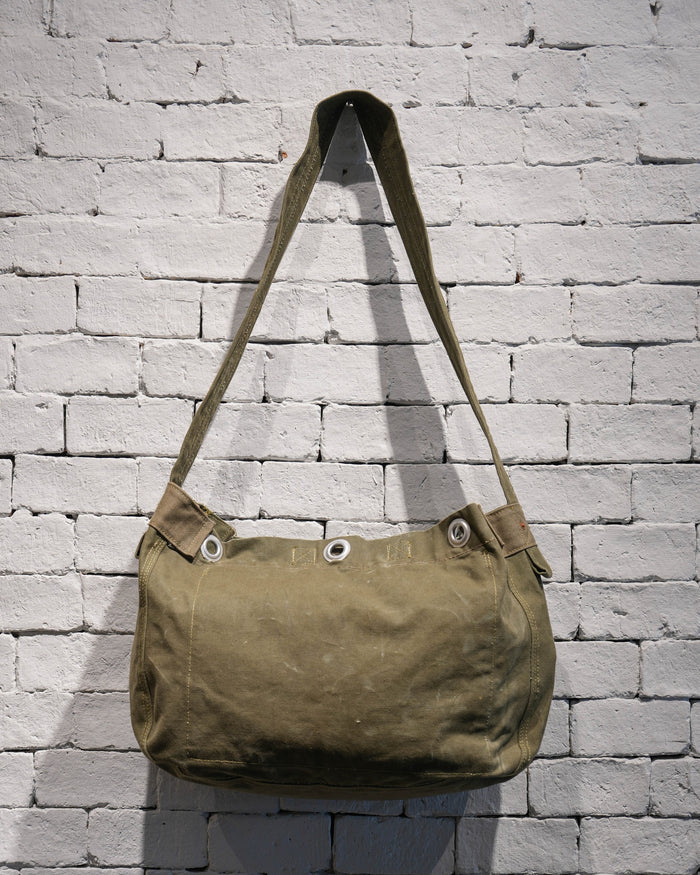 MILITARY VINTAGE DUFFLE BAG REMAKE FOLDING SHOULDER BAG - VINTAGE