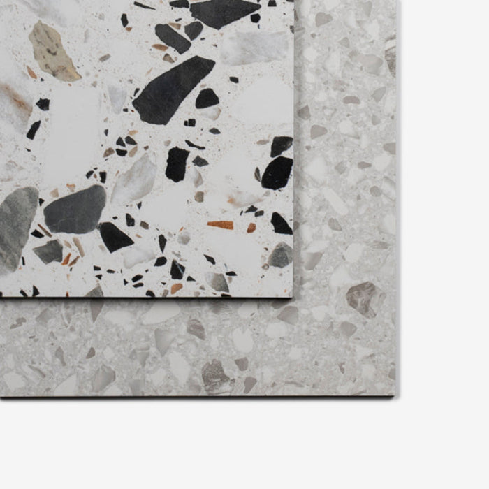 Variations Mixed Clio Terrazzo Tile Tech Grip 600 x 600mm Porcelain  - The Blue Space