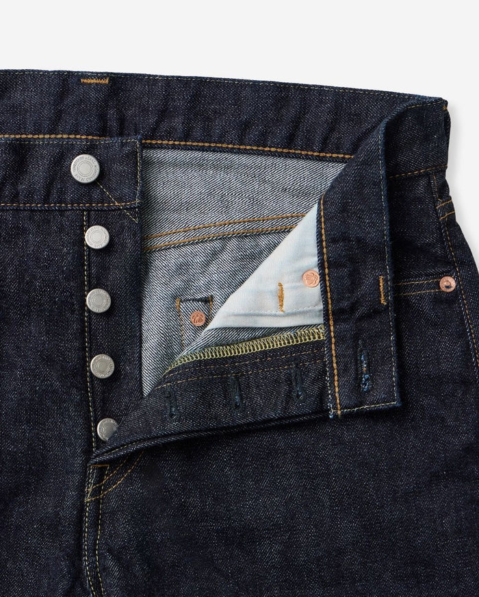 MMJB0301 #300 CLASSIC SLIM 15.7oz BUTTON FLY - INDIGO
