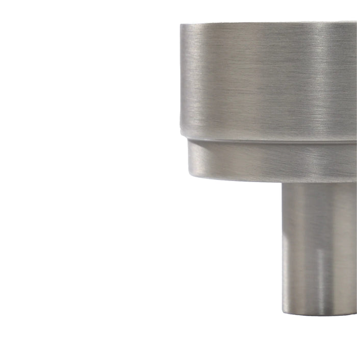 Detail Momo Handles Bellevue Knob Brushed Nickel BVKPL035.DBR - The Blue Space