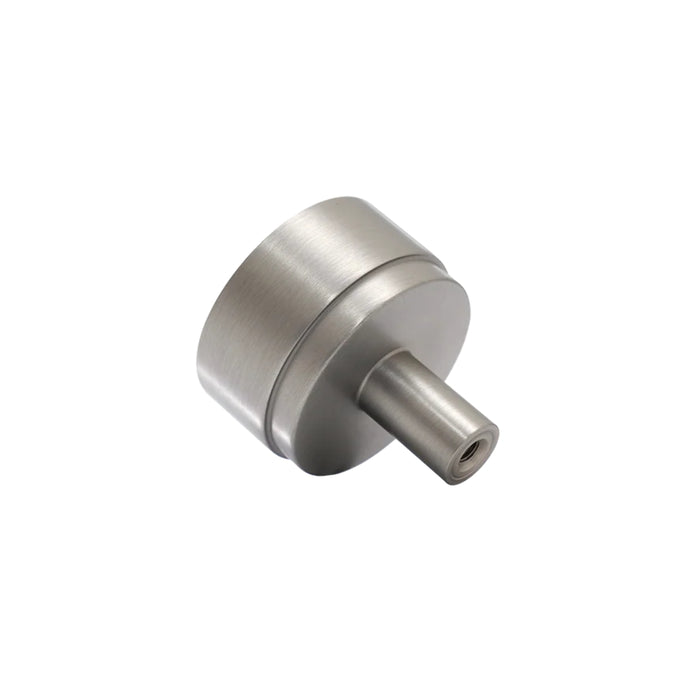 Back Momo Handles Bellevue Knob Brushed Nickel BVKPL035.DBR - The Blue Space