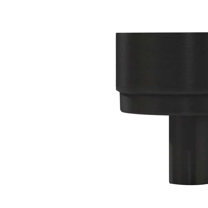 Detail Momo Handles Bellevue Knob Matte Black  BVKPL035.MBL - The Blue Space