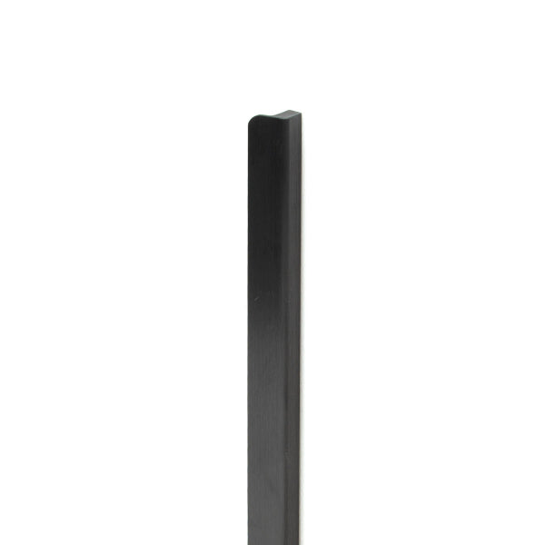 Momo Handles Flapp Pull Handle Brushed Black | The Blue Space