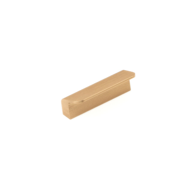 Momo Handles Flapp Pull Handle Brushed Dark Brass | The Blue Space